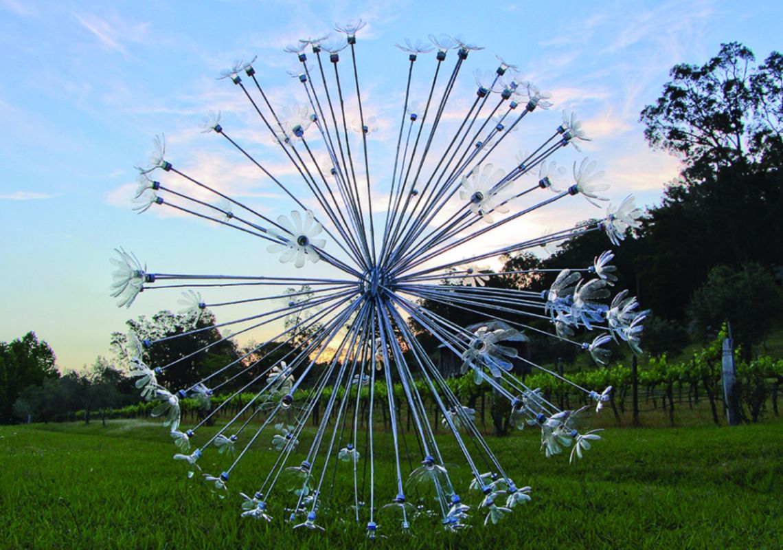 Fountain of Zero Brenner and Muljana in vines sky, Wollombi